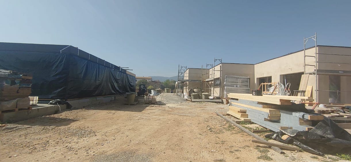 Construcción 2 viviendas de paja en Son Espanyol - Mallorca 